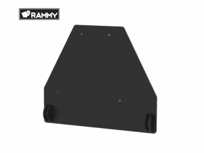 Center mounting kit – Mounting bracket, Polaris Sportsman 400 450 500 800 (for Ø10 mm pins)