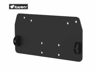 Center mounting kit – Mounting bracket, Polaris Sportsman 550 850 1000 (for Ø10 mm pins)