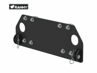 Center mounting kit – Mounting bracket, Honda TRX 420 (2014+) TRX 500 (2012+) (for Ø10 mm pins)