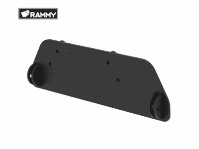 Center mounting kit – Mounting bracket, Polaris 570 Touring, X2, 6×6 (for Ø10 mm pins)