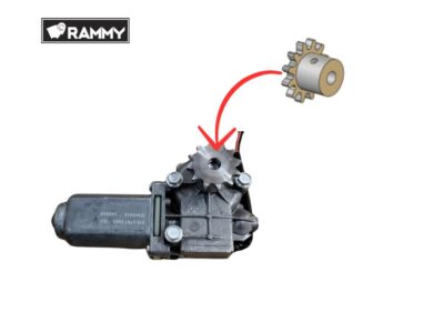 Gear wheel (Discharge chute and End of discharge chute)